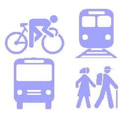 Transport Icon Montage