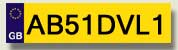 Number plate ending on odd number