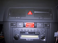 photo of ISA override button