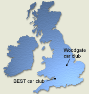 Two car clubs in England