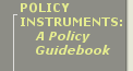 Policy Instruments