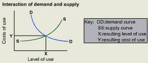 Interaction of demand and supply 