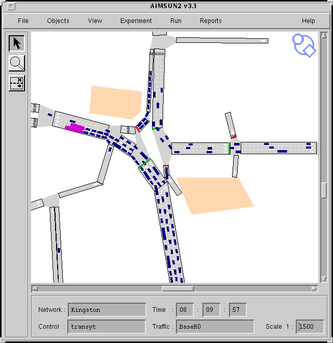 Aimsun screenshot